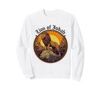 Hebrew Israelite YHWH Lion of Judah Yahweh Rastafarian Art Sweatshirt