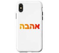 Hebrew Love Ahava Jewish Culture Spiritual Israeli Design Case for iPhone X/XS