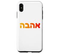 Hebrew Love Ahava Jewish Culture Spiritual Israeli Design Case for iPhone XS Max