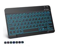Hebrew/Russian/Spanish/Portuguese/Korean RGB Backlight Bluetooth Keyboard Fit Fit Fit For IOS Android Windows iPad Samsung Tablet Laptop(Only PO keyboard)