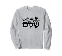Hebrew Shalom Jewish Symbols Happy Hanukkah Jewish Shalom Sweatshirt