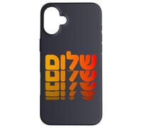 Hebrew Shalom Peace Israel Jewish Faith Defenders Design Case for iPhone 16 Plus