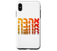 Hebrew Word Ahava Love Israel Jewish Spiritual Art Design Case for iPhone XS Max