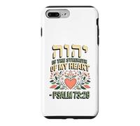 Hebrew Yod Hey Vav Hey is the Strength of My Heart Case for iPhone 7 Plus/8 Plus