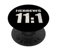 Hebrews 11:1 Faith Assurance Hope Scripture PopSockets Adhesive PopGrip