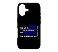 Hebrews 12:1 - RUN with endurance the RACE Bible Inspired Case for iPhone 17