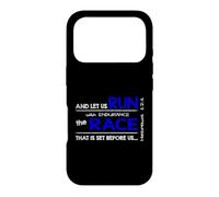 Hebrews 12:1 - RUN with endurance the RACE Bible Inspired Case for iPhone 17 Pro