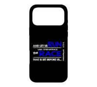 Hebrews 12:1 - RUN with endurance the RACE Bible Inspired Case for iPhone 17 Pro Max