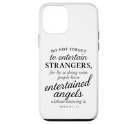 Hebrews 13:2 Bible Verse Entertained Angels Faith Scripture Case for iPhone 12 mini