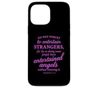 Hebrews 13:2 Bible Verse Entertained Angels Faith Scripture Case for iPhone 13 Pro Max
