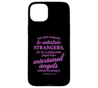 Hebrews 13:2 Bible Verse Entertained Angels Faith Scripture Case for iPhone 15 Plus