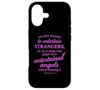 Hebrews 13:2 Bible Verse Entertained Angels Faith Scripture Case for iPhone 17