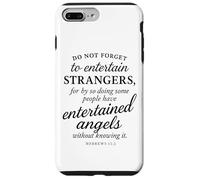 Hebrews 13:2 Bible Verse Entertained Angels Faith Scripture Case for iPhone 7 Plus/8 Plus