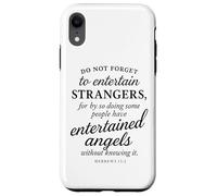 Hebrews 13:2 Bible Verse Entertained Angels Faith Scripture Case for iPhone XR