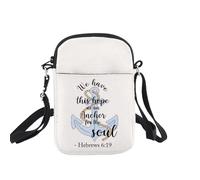 Hebrews 6 19 Anchor Gifts Crossbody Bag We Have This Hope As An Anchor For The Soul Bible Verse Christian Gift Crossbody Bag