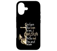 Hebrews 6:19 Bible Verse We Have This Hope as an Anchor Case for iPhone 17