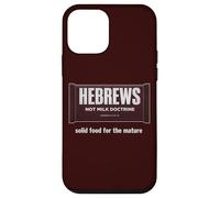 Hebrews Not Milk Doctrine Christian Bible Study Faith Design Case for iPhone 12 mini