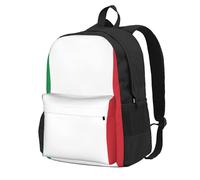 HEBSDFG 15 Inch Travel Laptop Backpack for Men Women, italy flag Print Casual Daypack Computer Rucksack for School Hiking Work