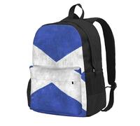 HEBSDFG 15 Inch Travel Laptop Backpack for Men Women, Scottish retro Print Casual Daypack Computer Rucksack for School Hiking Work