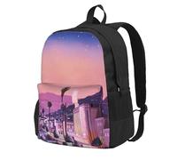 HEBSDFG 15 Inch Travel Laptop Backpack for Men Women, The Old Hollywood Print Casual Daypack Computer Rucksack for School Hiking Work