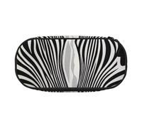 HEBSDFG Abstract Animal Zebra Prints Pencil Case Cute Stationery Case Organiser with Pen Slots for School Travel Office Gifts
