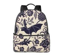 HEBSDFG Bat Print Prints Lightweight School Backpack, Cute School Bag Laptop Rucksack Backpack Stylish Casual Daypacks Travel Backpack