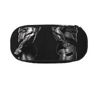 HEBSDFG Bodybuilding Evolution Prints Pencil Case Cute Stationery Case Organiser with Pen Slots for School Travel Office Gifts