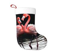 HEBSDFG Cute Flamingo Printed Christmas Stockings 1-Pcs Xmas Stockings for Christmas Decoration Holiday Party New Year