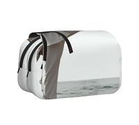 HEBSDFG Double-Layer Flip-Top Pencil Case, Karate Print Pencil Box Stationery Bag Organizer for School Supplies, Travel & Makeup Storage