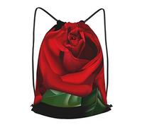 HEBSDFG Gothic Rose Prints Drawstring Backpack for Women Men Adjustable String Bag Sackpack for Sport Gym Bags Shopping Beach, S