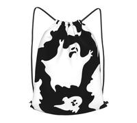 HEBSDFG Halloween Goth Prints Drawstring Backpack for Women Men Adjustable String Bag Sackpack for Sport Gym Bags Shopping Beach, S