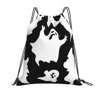 HEBSDFG Halloween Goth Womens Drawstring Gym Bags Mens Sports Backpack Lightweight Beach Tote Reusable Shopping Bag