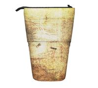 HEBSDFG Irish Flag Prints Retractable Pencil Case & Cosmetic Pouch, Big Stationery Bag Pen Box for School Office Travel