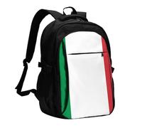 HEBSDFG italy flag Print Laptop Travel Backpack for Mens Womens 13-16 Inch Computer Business Backpacks for School Hiking Work Outdoor