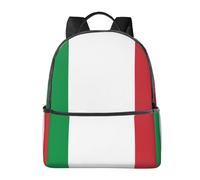 HEBSDFG italy flag Prints Lightweight School Backpack, Cute School Bag Laptop Rucksack Backpack Stylish Casual Daypacks Travel Backpack