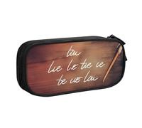 HEBSDFG Let All You do be Done with Love Print Cute Pencil Case Pouch for Boys Girls - Black High Capacity Travel Pen Bag Organizer Makeup Bag for Student School College Office