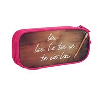 HEBSDFG Let All You do be Done with Love Print Cute Pencil Case Pouch for Boys Girls - Pink High Capacity Travel Pen Bag Organizer Makeup Bag for Student School College Office