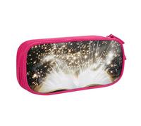 HEBSDFG Magic Book Print Cute Pencil Case Pouch for Boys Girls - Pink High Capacity Travel Pen Bag Organizer Makeup Bag for Student School College Office
