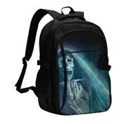 HEBSDFG Mystical Dead Skull Print Laptop Travel Backpack for Mens Womens 13-16 Inch Computer Business Backpacks for School Hiking Work Outdoor