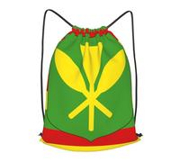 HEBSDFG Native Hawaiian Flag Prints Drawstring Backpack for Women Men Adjustable String Bag Sackpack for Sport Gym Bags Shopping Beach, M