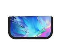 HEBSDFG Northern Lights Painting Prints Canvas Pencil Case Cosmetic Organiser Zipper Pen Pouch for School Travel Office & Gift-Giving