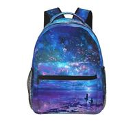 HEBSDFG Northern Lights Prints School Bag Bookbag Lightweight Laptop Backpack Casual Daypack Travel Backpack for Students Boys Girls