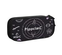 HEBSDFG Physics Print Art Print Cute Pencil Case Pouch for Boys Girls - Black High Capacity Travel Pen Bag Organizer Makeup Bag for Student School College Office