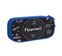 HEBSDFG Physics Print Art Print Cute Pencil Case Pouch for Boys Girls - Blue High Capacity Travel Pen Bag Organizer Makeup Bag for Student School College Office