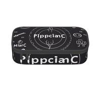 HEBSDFG Physics Print Art Print Pencil Case Large Pen Bag Cute Compartment Desk Organizer Make up Bag for School, Office, Makeup, Travel