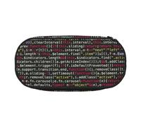 HEBSDFG Programmer Programming Code Prints Pencil Case Cute Stationery Case Organiser with Pen Slots for School Travel Office Gifts