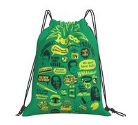 HEBSDFG Psych pineapple quote Womens Drawstring Gym Bags Mens Sports Backpack Lightweight Beach Tote Reusable Shopping Bag