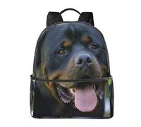 HEBSDFG rottweiler wallpaper Prints Lightweight School Backpack, Cute School Bag Laptop Rucksack Backpack Stylish Casual Daypacks Travel Backpack