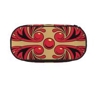 HEBSDFG Russian Art Pattern Prints Pencil Case Cute Stationery Case Organiser with Pen Slots for School Travel Office Gifts