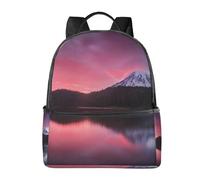 HEBSDFG Shadow on The Lake Prints School Bag Bookbag Laptop Backpack Stylish Lightweight Backpack Travel Backpack for Kids Students Boys Girls